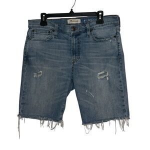 Madewell Men's 9” Denim Shorts Waist 32